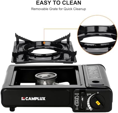 Camplux Dual Fuel Propane & Butane Stove with Carrying Case, Portable Camping Stoves with CSA Certification - Image 6