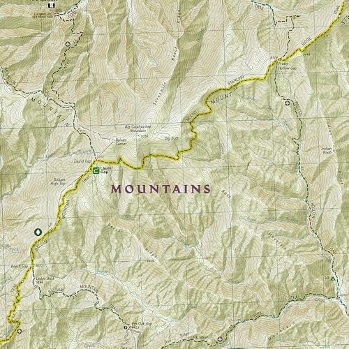 Great Smoky Mountains National Park East: Kuwohi, Cataloochee Map (National Geographic Trails Illustrated Map, 317) - Image 4