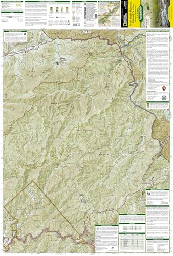 Great Smoky Mountains National Park East: Kuwohi, Cataloochee Map (National Geographic Trails Illustrated Map, 317) - Image 5