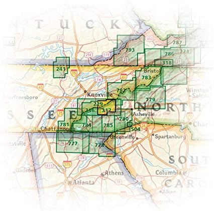 Great Smoky Mountains National Park East: Kuwohi, Cataloochee Map (National Geographic Trails Illustrated Map, 317) - Image 7