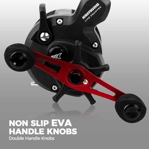 KastKing ReKon Round Baitcasting Fishing Reel, Saltwater Inshore Surf Trolling Reel, Up to 30LBS Powerful Max Drag, Conventional Reel for Catfish, Musky, Bass, Durable Graphite Frame for Saltwater - Image 5