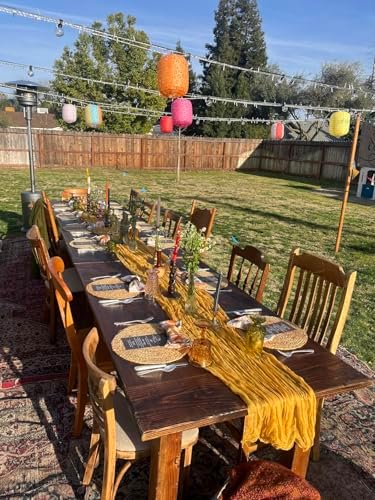 Set of 10 Paper Lanterns 6inches Variety Color Vibrant Paper Lanterns LED Lights, Hollow Out Hanging Paper Lanterns with Tassels Walking Sticks for Dinner Birthday Party Decor (Oval-Shaped) - Image 7